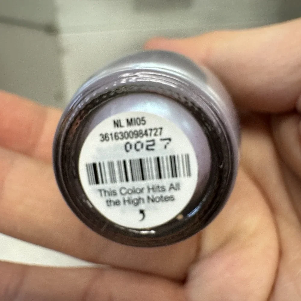 OPI THIS COLOR HITS ALL THE HIGH NOTES (NL MI05) Nail Lacquer New Without Box
